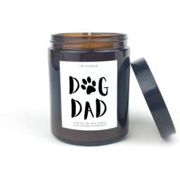 Dad Dog Gift, Lover Gift, Man & Candle, Mom Pet Candle, Custom Candle - thumbnail 3