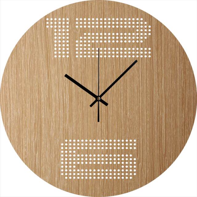 Wall Clock - Wooden Kaleidoscope, Housewarming Gift, Wood Decor, Geometric Clocks, Best Friend Big Clock, Decorative - image 1