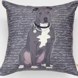 Pitbull Pillow - Grey - thumbnail 2