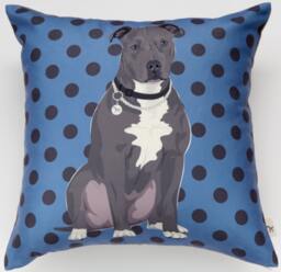 Pitbull Pillow - Grey - thumbnail 1