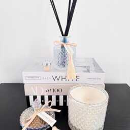 Luxury Candle & Reed Diffuser Gift Set - 550G Coco Soy 250Ml With Reeds Or Flower Home Fragrance 70 Fragrances - thumbnail 4