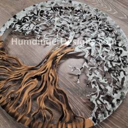 Tree Of Life - Wall Decor -Metal Art Silver Sparkle Humdinger Designs - thumbnail 3