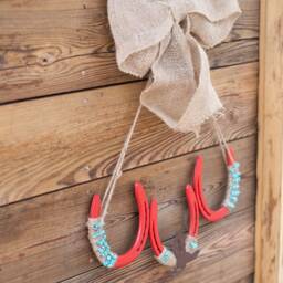 Horseshoe Wall Decor - Art Rustic Country Home - thumbnail 4