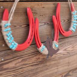 Horseshoe Wall Decor - Art Rustic Country Home - thumbnail 3