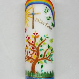 Baptism Candle Tree Of Life, Incl. Labeling - thumbnail 3