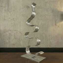 Sculpture in Metal Handcrafted Luxury Modern Art - Indoor Or Outdoors - thumbnail 3