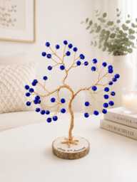 Personalised 45Th Anniversary Gift, Handmade Sapphire Wedding Wire Sculpture, Custom 45 Years Present