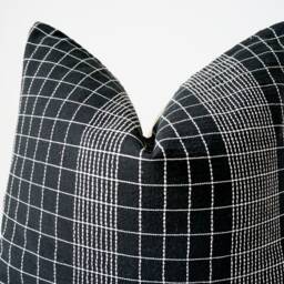 Black Striped Pillow Cover - thumbnail 3
