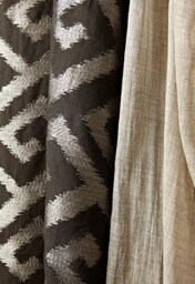 Yangtze Embroidery in Ebony/This Listing Is For One Pillow - thumbnail 2