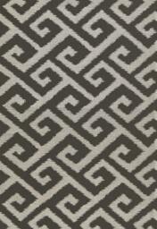 Yangtze Embroidery in Ebony/This Listing Is For One Pillow - thumbnail 1