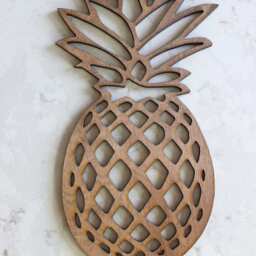 Pineapple Sign, Wood Pineapple Sign, D??cor, Welcome D??cor, Rustic Wall Hanging, Home Bar Sign - thumbnail 3