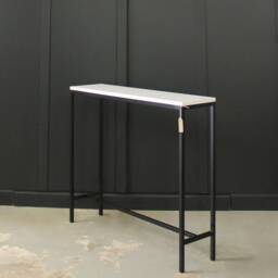 Handmade Mild Steel Framed Console Table Radiator Cover Sideboard Hallway Furniture - thumbnail 3