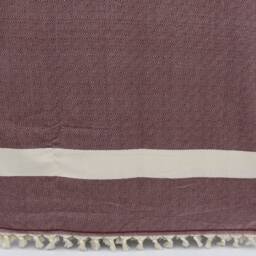 "Burgundy Diamond Blanket, Throw Blanket, 79""x95" - thumbnail 4