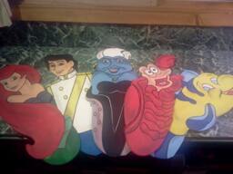 The Little Mermaid Childrens Ceiling Fan Blades For Bedrooms Nurseries Or Play Areas - thumbnail 1