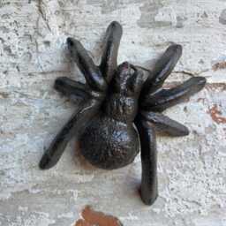 Pair Of Small Cast Iron Hanging Spider Garden/Indoor Ornaments - thumbnail 2