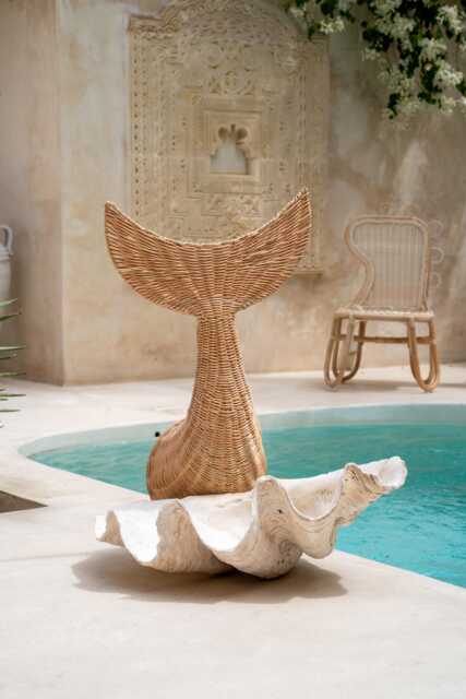 Mermaid Wall Art - 3D Home Decor Hanging Handmade Coastal Play Room & - image 1