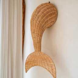 Mermaid Wall Art - 3D Home Decor Hanging Handmade Coastal Play Room & - thumbnail 3