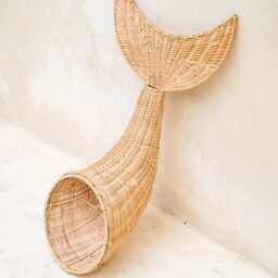 Mermaid Wall Art - 3D Home Decor Hanging Handmade Coastal Play Room & - thumbnail 2