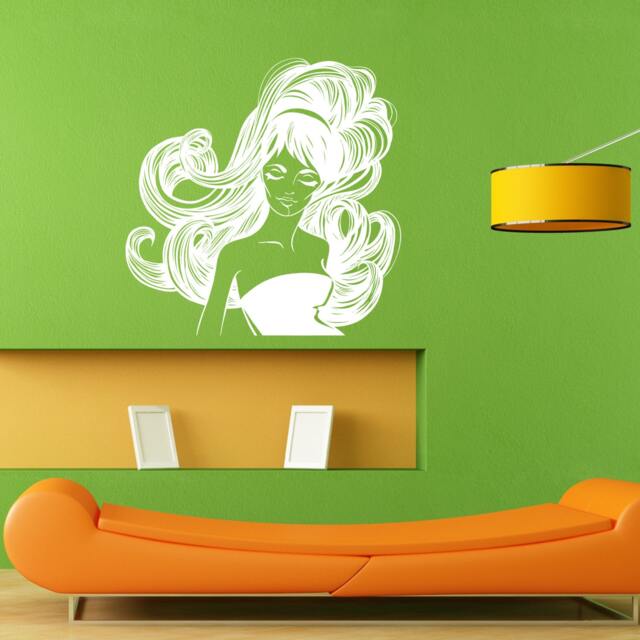 Hair Style Nail Beauty Beautiful Salon Spa Shop Barbershop Wall Sticker Vinyl Mural Decal Home House Apartment Art Decor Free Shipping L039 - image 1