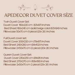 Brown 100% Cotton Ruffle Yarn Dyed Double Duvet Cover Set, Modern Striped Comforter & Sheet Set, Stripes Set, Quilt Fastener Gift - thumbnail 2