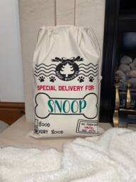 Christmas Personalised Pet Santa Sacks - Dog Paw Xmas Gift Stocking Filler Sack For Dogs Pets - thumbnail 1