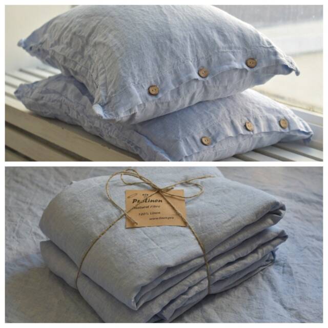 Linen Sheet Set/Linen Sheet Set Bedding Queen King 100% Set/ Shabby Chic Farmhouse - image 1