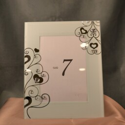 Wedding Poem Print in Frame. Our Poem Placed A Picture Frame As Shown For Display With Your Bells. Frame Size 10.5x9.5, 5x8 - thumbnail 3