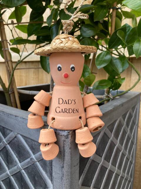 Personalised Plant Pot Man Dad's Garden Decor Gift Fathers Day Idea Grandad - image 1