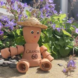 Personalised Plant Pot Man Dad's Garden Decor Gift Fathers Day Idea Grandad - thumbnail 3