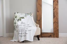 Christmas Gift For Her, Nana Present, Grandma Quote Blanket, From Kids Wife, Grandparent - thumbnail 1