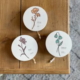 Personalised Birth Flower Musical Wall Hanging - Pull String Music Box New Baby Or Christening Gift Worldwide Shipping - thumbnail 3