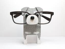 Schnauzer Dog Eyeglass Stand/Glasses Holder