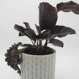 stegosaurus Pot Buddy - Dinosaur Garden Decor British Design - thumbnail 3