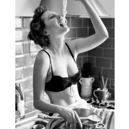 Pasta Lover Poster Set, Kitchen Photo Print, Black & White Funny Art Decor Living Room Wall Photography Minimalist Housewarming Gift - thumbnail 2