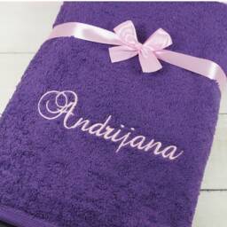 Personalized Towel With Name - Embroidered Terry Made Of 100% Cotton Gift Idea - 140233 - thumbnail 2