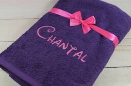 Personalized Towel With Name - Embroidered Terry Made Of 100% Cotton Gift Idea - 140233
