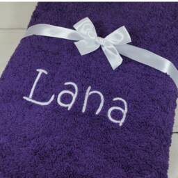 Personalized Towel With Name - Embroidered Terry Made Of 100% Cotton Gift Idea - 140233 - thumbnail 3