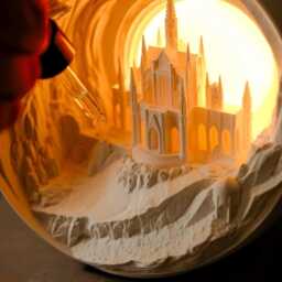 Wedding Dome Gypsum Lamp Diffuser Aromatherapy Led Desk - thumbnail 2