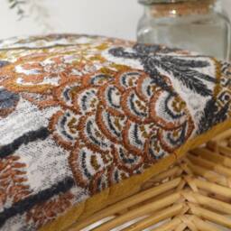 Custom Cushion Cover - Handmade in France Upholstery Fabric - thumbnail 2