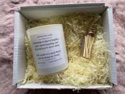 Friendship Candle For Bestie, Vegan Soy Wax, Highly Scented & Long Lasting - thumbnail 1