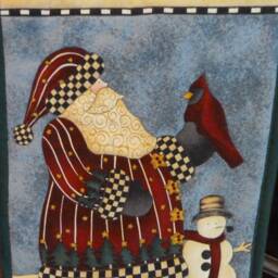 Christmas Stocking The Magic Of Santa Quilted - thumbnail 2