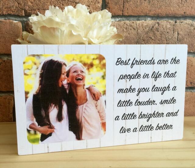 Personalised Friend Gift, Best Birthday Frame, Friendship Photo Frame - image 1