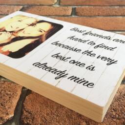 Personalised Friend Gift, Best Birthday Frame, Friendship Photo Frame - thumbnail 4