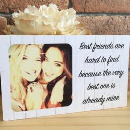 Personalised Friend Gift, Best Birthday Frame, Friendship Photo Frame - thumbnail 2