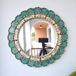 "Peruvian Mirrors ""Harmonious Turquoise 50cm"