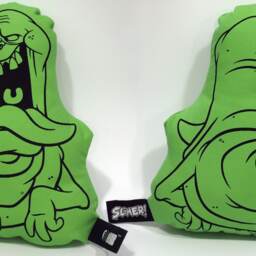 Slimer Ghostbusters Throw Pillow Illow 80S Movie Decor Retro Decorative Large Cushion Dorm Couch Home Decor - thumbnail 2