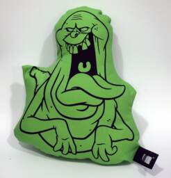 Slimer Ghostbusters Throw Pillow Illow 80S Movie Decor Retro Decorative Large Cushion Dorm Couch Home Decor - thumbnail 1