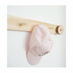 Spruce Wood 5-Peg Rack Straight Hooks, Kids Nursery Decor, Coat Hanger - thumbnail 2
