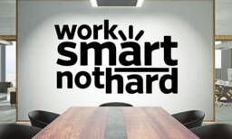 Teamwork Quote Vinyl Wall Decal Office Decor 1569Re - thumbnail 1