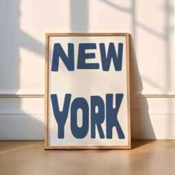 New York Print - 5 Colours Travel - New York City Poster, Nyc, Manhattan, Brooklyn, Empire State, Central Park, Usa, Retro, Funky, Trendy - thumbnail 3